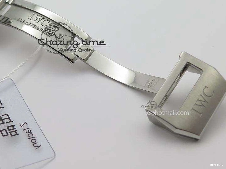 MIROTIME 0601 Pilot Chrono SS IW387808 CF3 ZF 1:1 Best Edition On Brown Leather Strap A Soft 7328